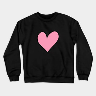 pink heart Crewneck Sweatshirt